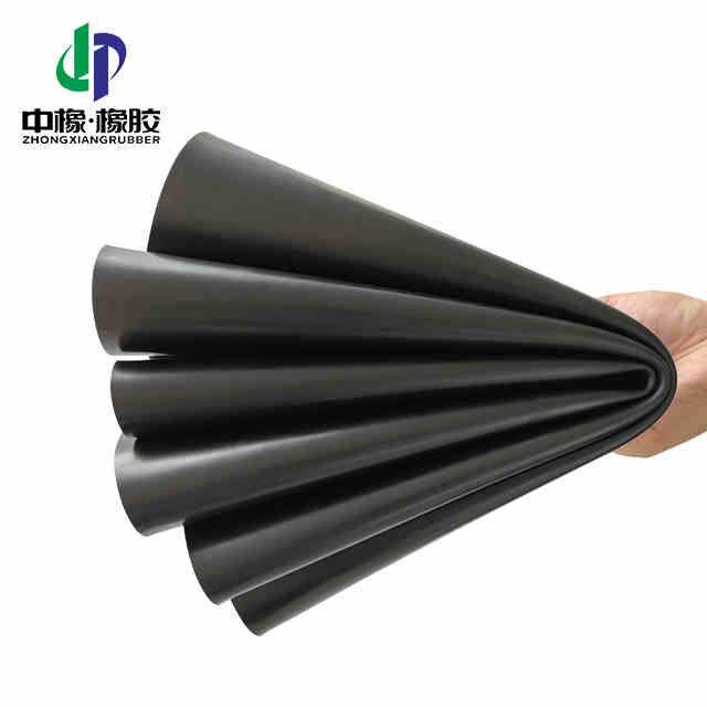 Black Neoprene Cr Rubber Sheet Roll Commercial Grade