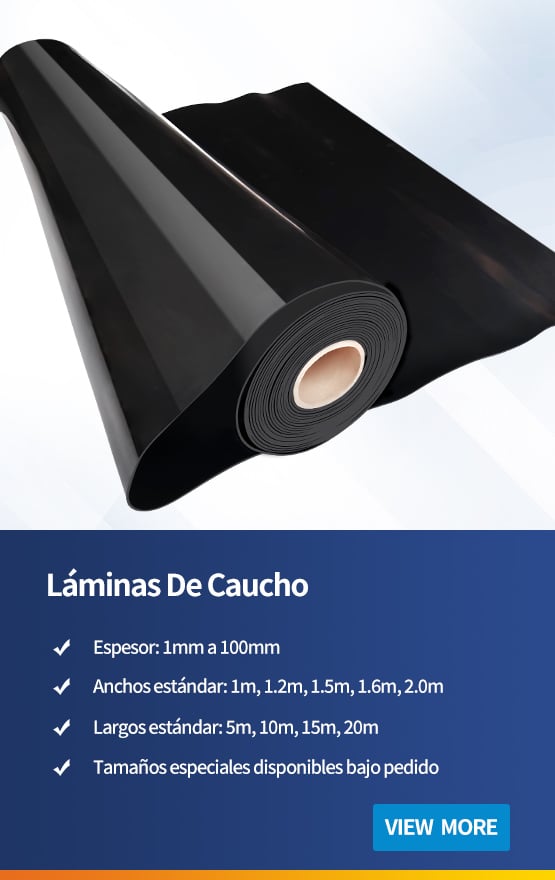 l&aacute;mina de caucho