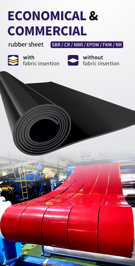 rubber sheets and rolls