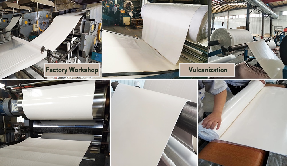 White EPDM Rubber Sheet Price 20 Years Manufacturer Of Rubber Sheet