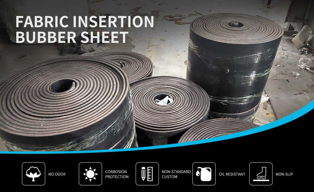 natural insertion rubber