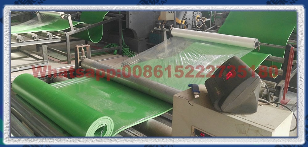 green rubber sheet