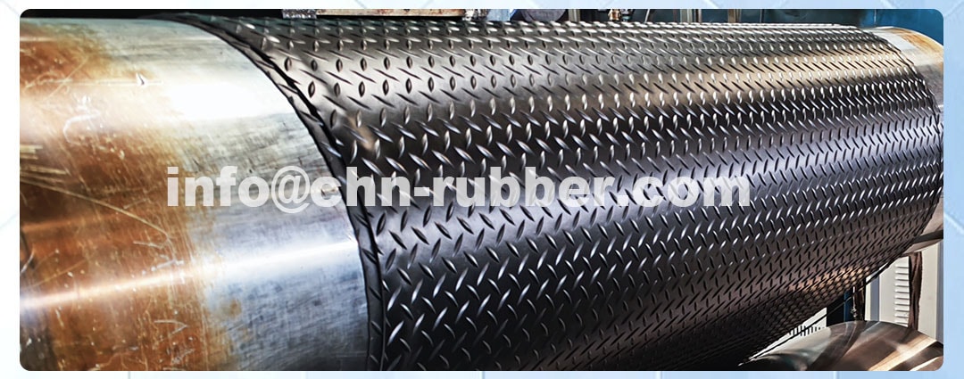 Rubber diamond flooring