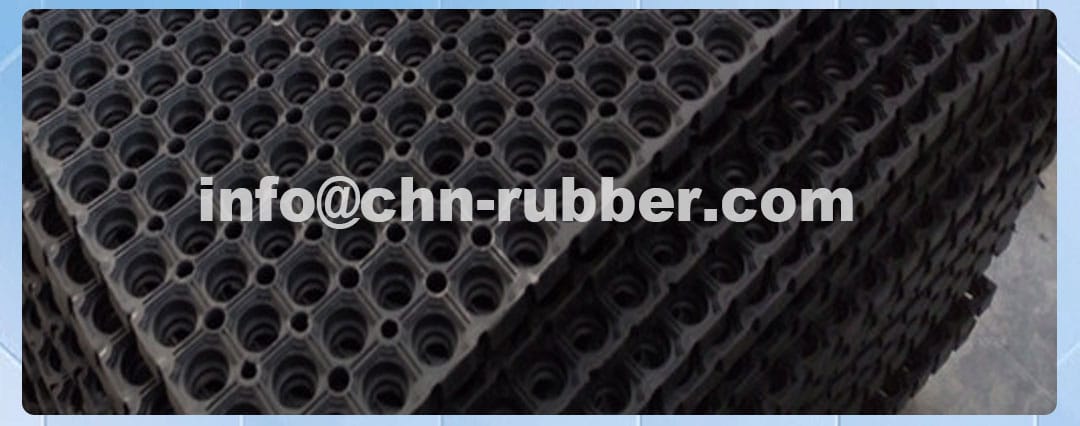 Rubber hollow mat