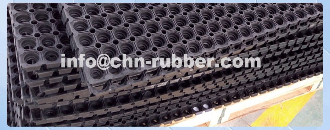 Rubber hollow mat