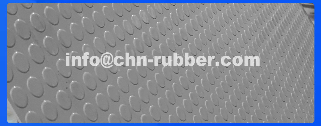 Coin pattern rubber flooring