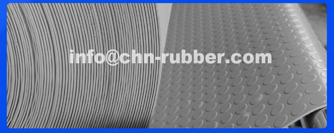 Coin pattern rubber flooring