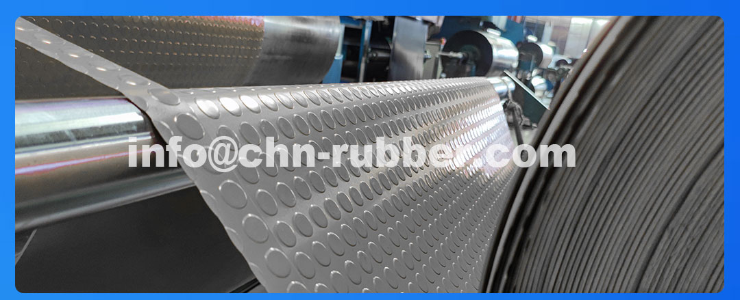 Coin rubber flooring rolls