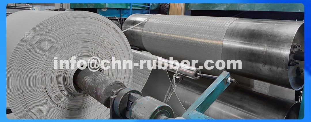 Coin rubber flooring rolls