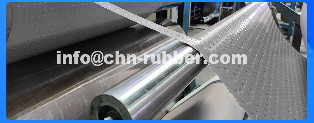 Coin rubber flooring rolls