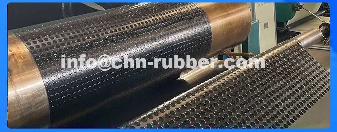 Coin rubber matting