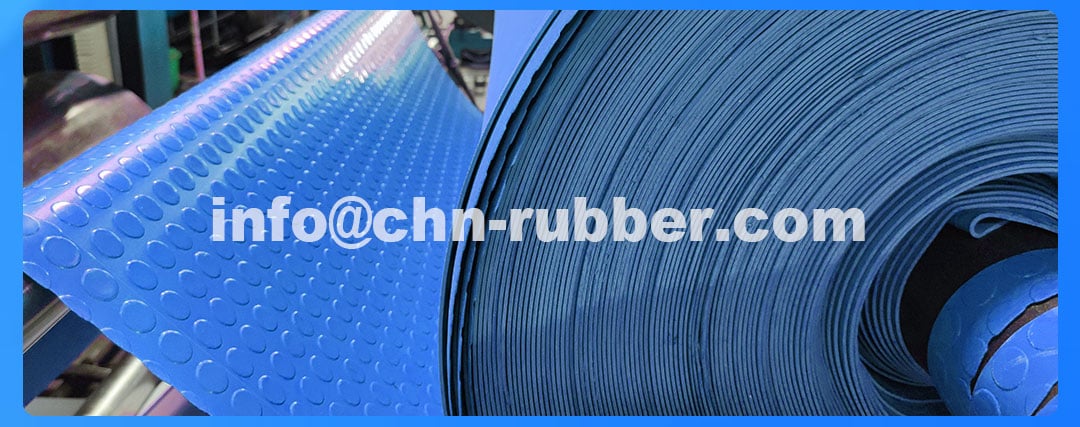 Coin top rubber flooring