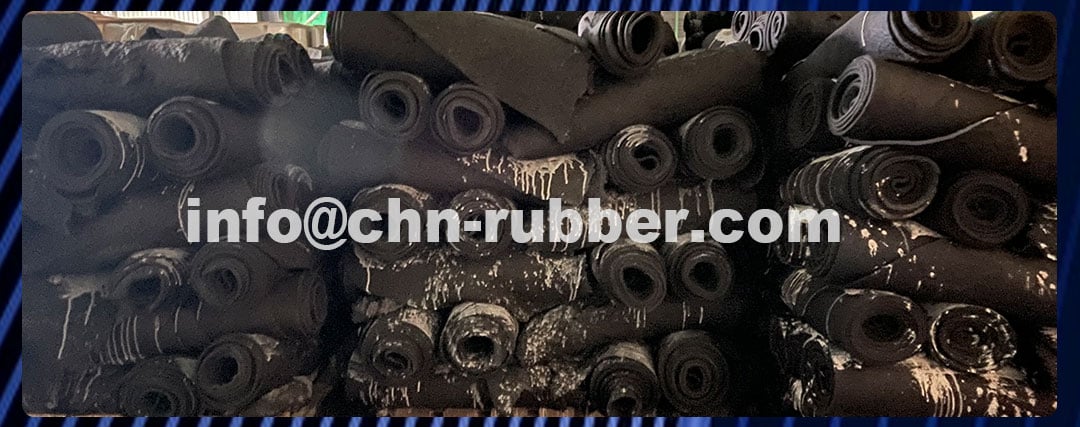 Fiber reinforced rubber sheet insertion fabric roll - suppliers and