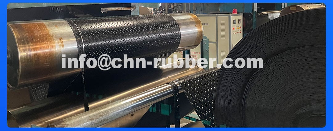 Diamond plate rubber sheet 