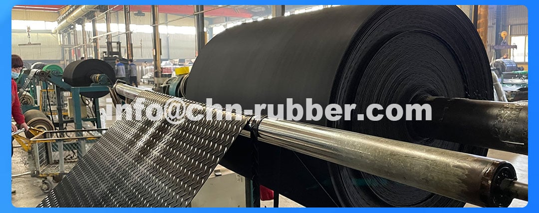 Rubber diamond sheet