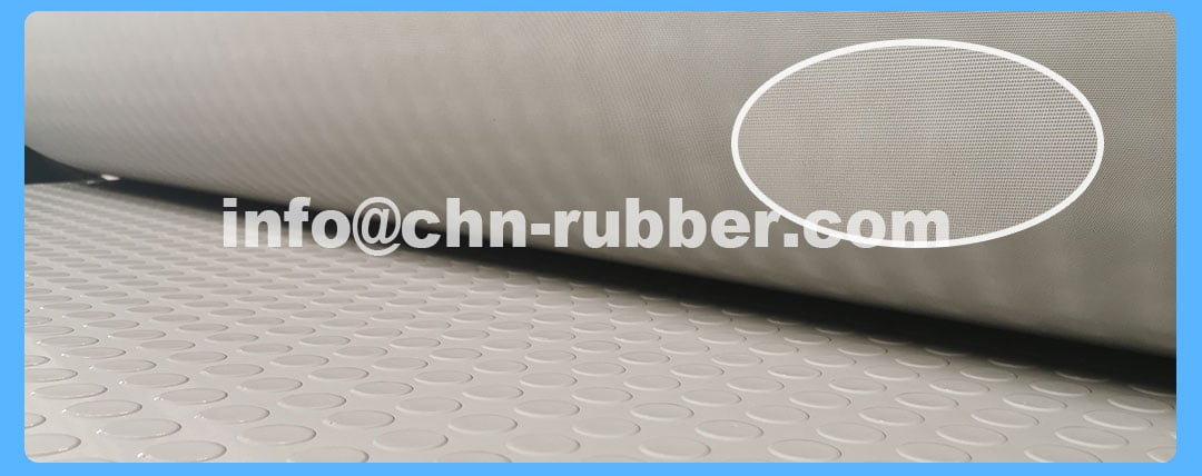 Coin grip rubber flooring rolls