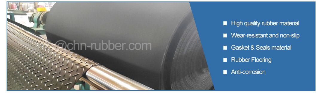 Heavy duty rubber matting roll 