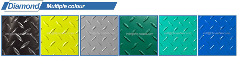 Diamond rubber sheet