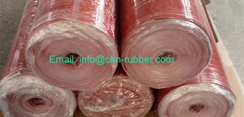 silicone rubber sheet red