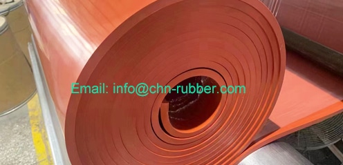 silicone rubber sheet red