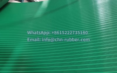 corrugated rubber mat