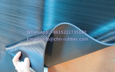 fine fluted rubber matting 