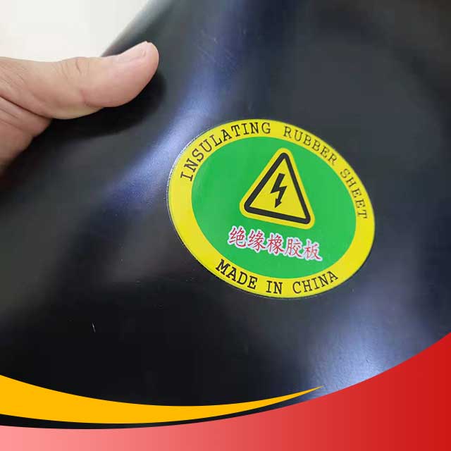 Electrical rubber insulation sheet roll