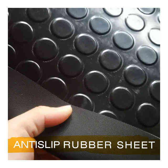 Rubber coin flooring non slip Interlocking floor mats