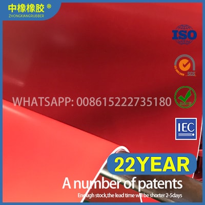 Red SBR Rubber Sheet Synthetic Rubber Sheet For Gasket