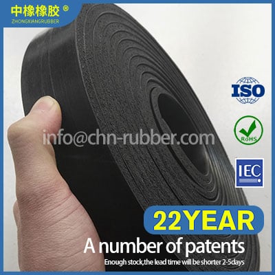 Skirtboard rubber SBR - Industrial rubber sheet roll suppliers