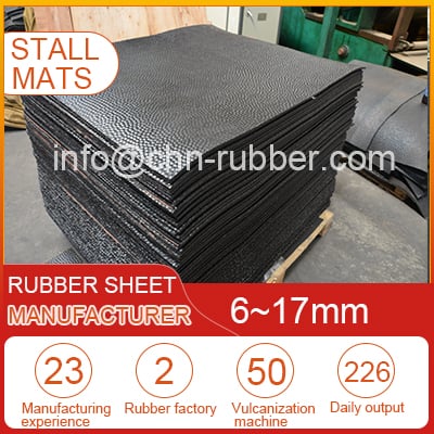 Utility rubber stall mat horse wholesale China manufacturer