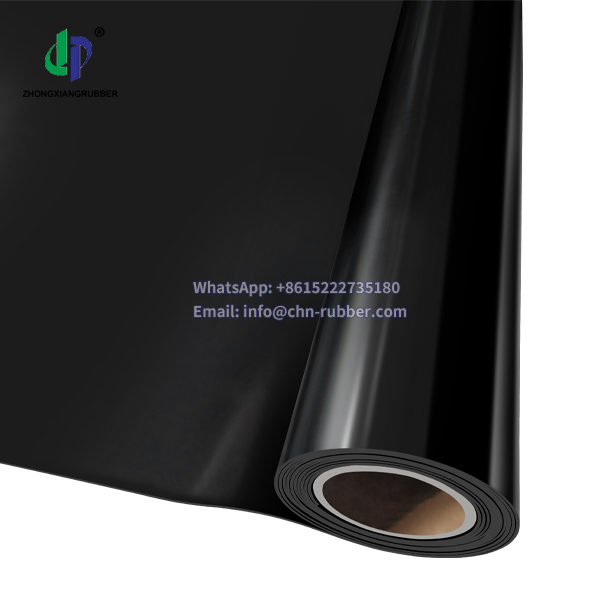 2.0g/cm³ Black low quality viton rubber rolls