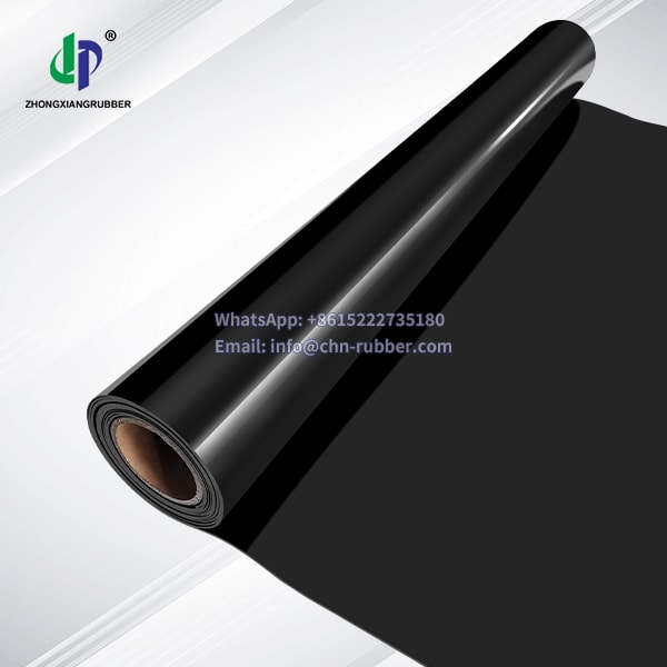 8Mpa Black vtion rubber sheet roll high quality