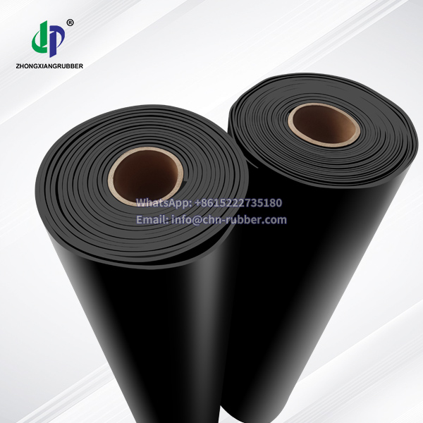 1.6g/cm³ EPDM anti-aging outdoor use rubber sheet black 