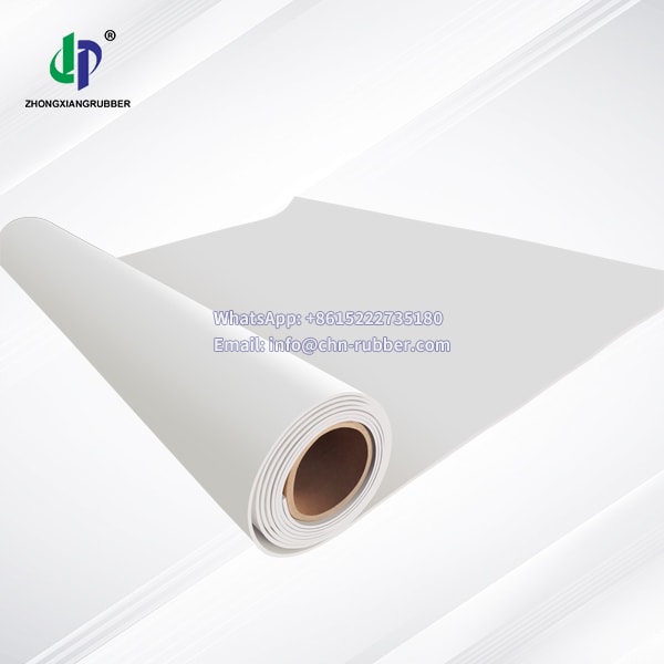 White neoprene sheet 1.5g/cm³ rubber rolls FDA Grade