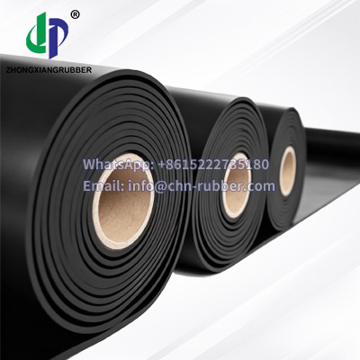 Neoprene sheet black CR rubber mat 1.35g/cm³