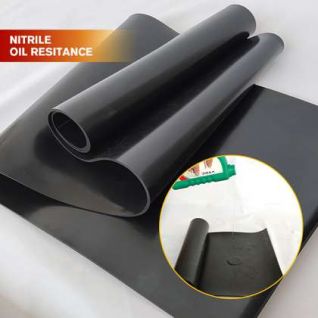 size 300 mm x 300 mm x 2.4 mm Gasket Material Oil Nitrile NBR Rubber Sheet 